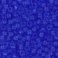Miyuki rocailles Perlen 8/0 - Transparent sapphire 8-150